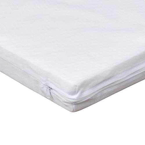 Baby Delux Babybett Kinderbett Juniorbett Jack 70x140 Weiß umbaubar mit Schublade Matratze und Beißschienen