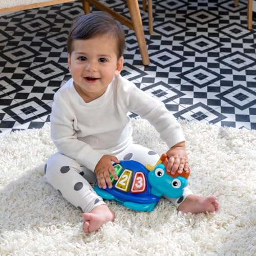 Baby Einstein, Neptune's Ocean Discovery Spring- und Spielcenter mit abnehmbare Spielzeuge, 360° drehba Hopser, Höhenverstellbar, Spricht 3 Sprachen, Babyspielzeug ab 6 Monaten