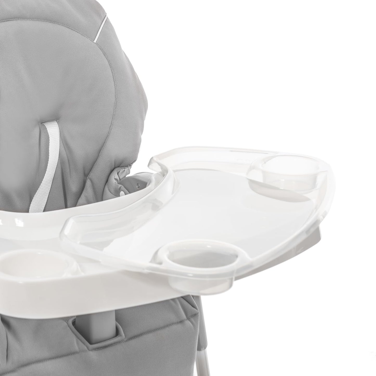 hauck Hochstuhl mit Babywippe Sit N Relax 3in1 ab Geburt bis 15 kg mit Wippgestell, Höhenverstellbares Gestell mit Rollen, Klappbar, Verstellbar, XL Korb, Wippe mit Spielebogen (Stretch Grey)