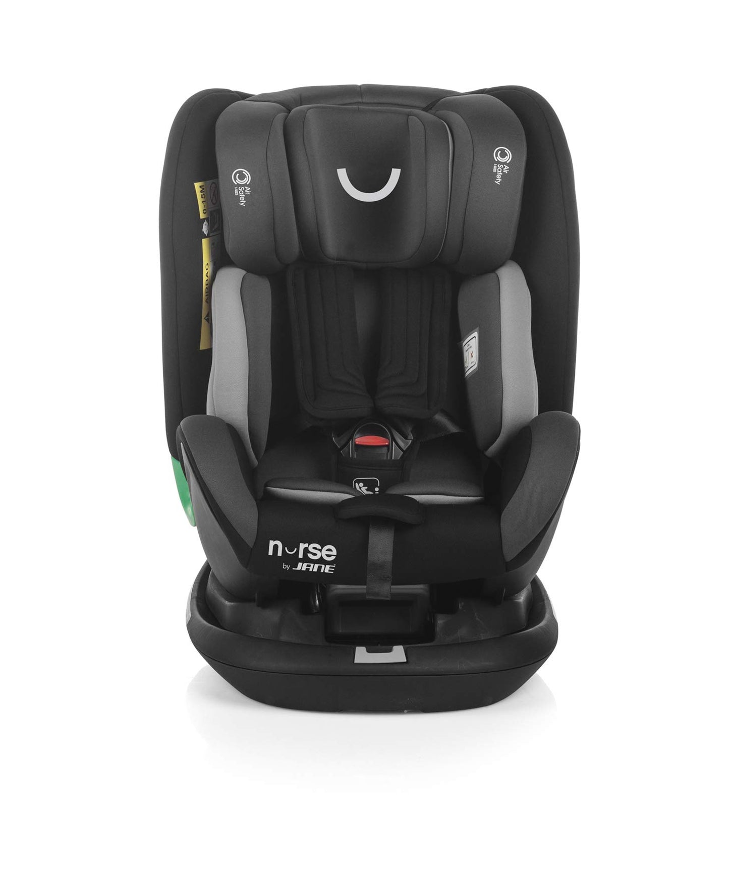 Nurse Cruiser, Autositz, 40 bis 150 cm, i-Size, Isofix und Top Tether, nach vorne oder hinten wendbar, 360º drehbar, mitwachsend, Carbon, 11,7 kg
