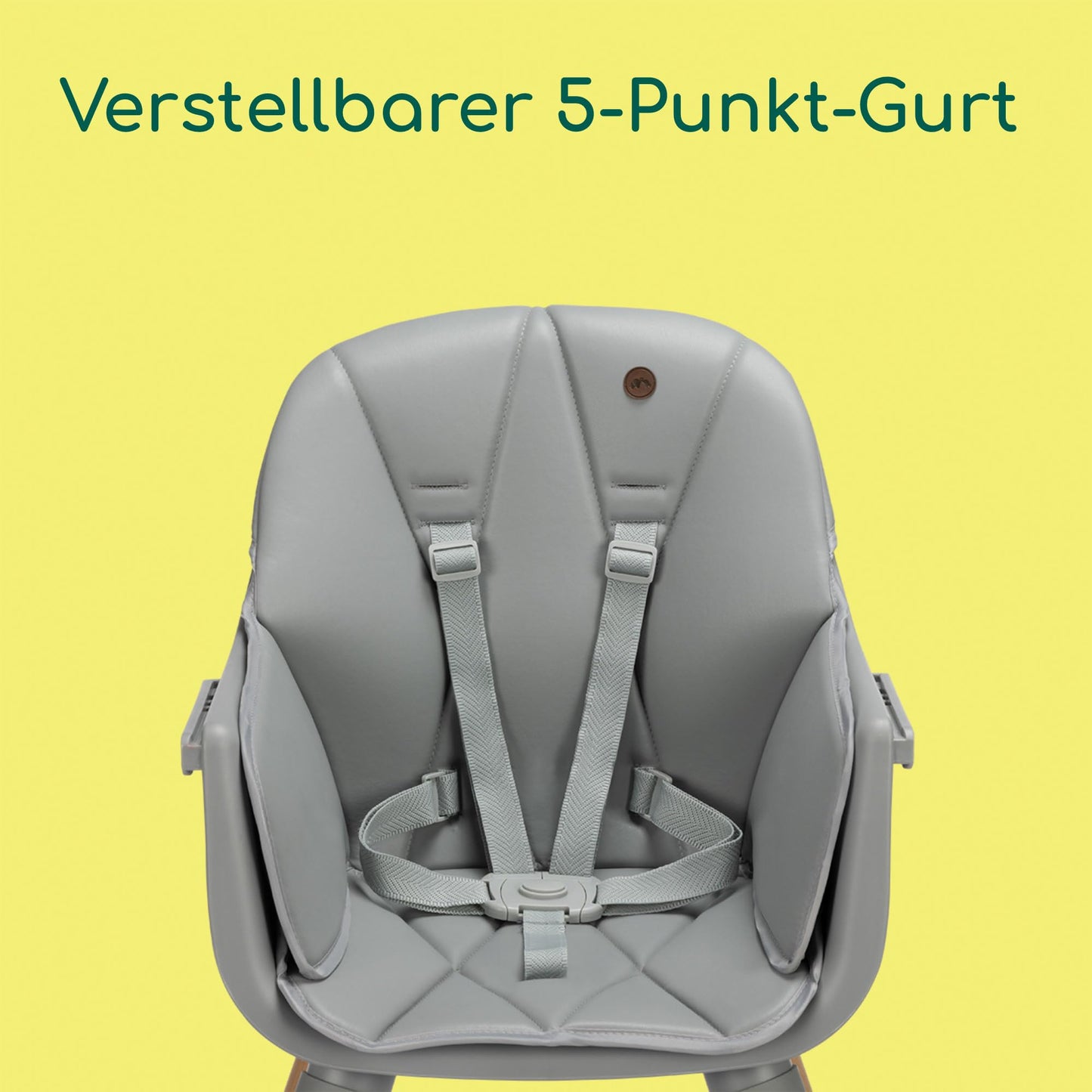 Bebeconfort Avista 2, 4-in-1 Hochstuhl mitwachsend, Hochstuhl Baby, Sitzerhöhung Essstuhl, Kinderhochstuhl, 6 Monate bis 14 Jahre (9–60 kg), gepolsterte Kissen, Verstellbares Tablett, Tinted Grey
