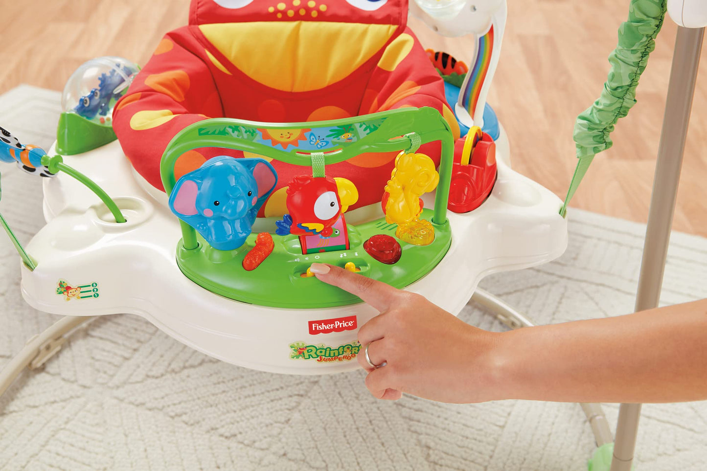 Fisher Price K7198 Rainforest Jumperoo, mehrfarbig