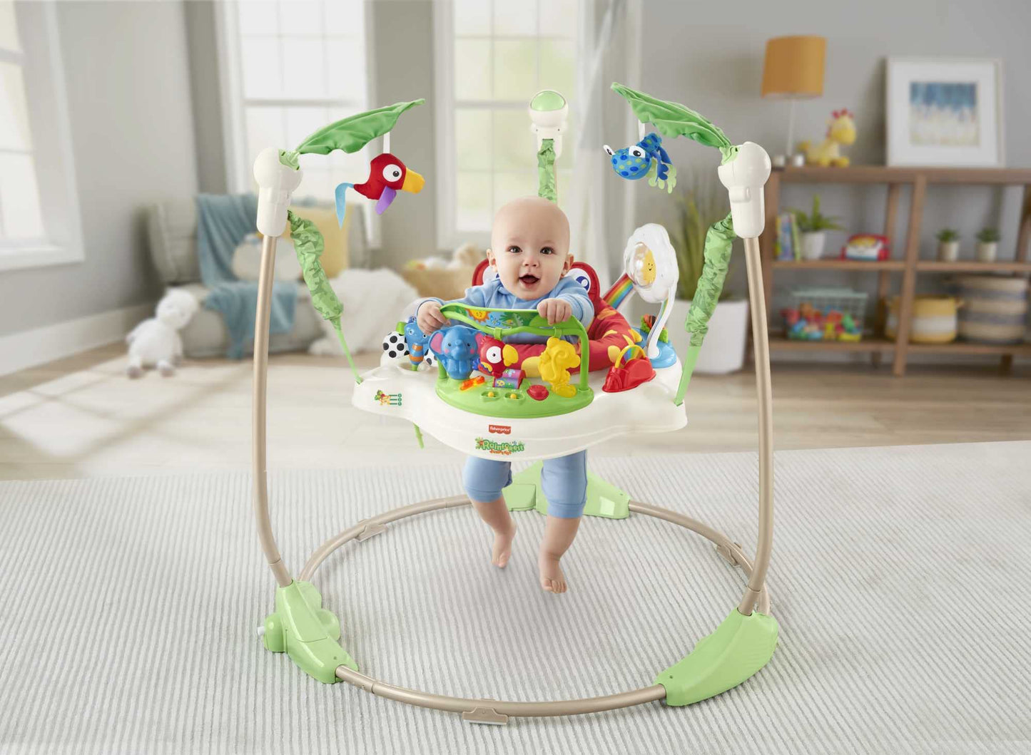 Fisher Price K7198 Rainforest Jumperoo, mehrfarbig