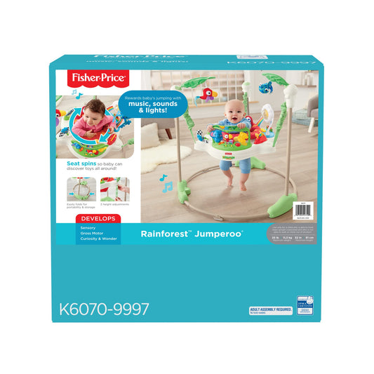 Fisher Price K7198 Rainforest Jumperoo, mehrfarbig