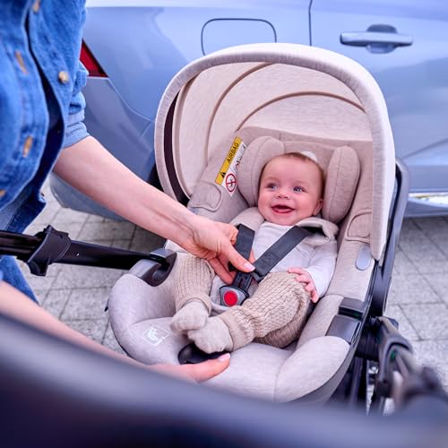 Lionelo MOXIE i-Size Kindersitz 40-87 cm, Babyschale Gruppe 0+, rückwärtsgerichtet, Kopfstütze verstellbar, Seitenschutz, i-Size R129.