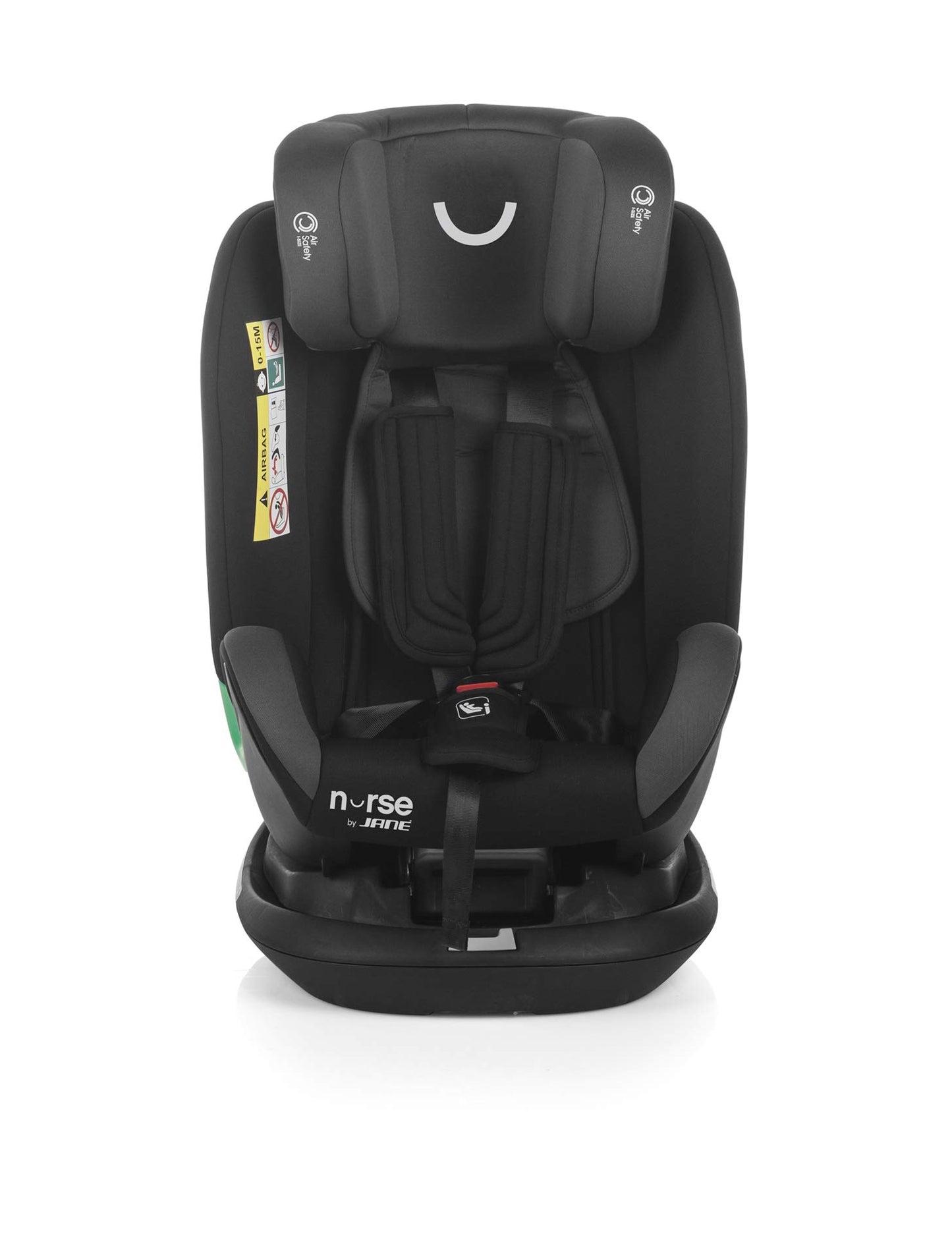 Nurse Cruiser, Autositz, 40 bis 150 cm, i-Size, Isofix und Top Tether, nach vorne oder hinten wendbar, 360º drehbar, mitwachsend, Carbon, 11,7 kg