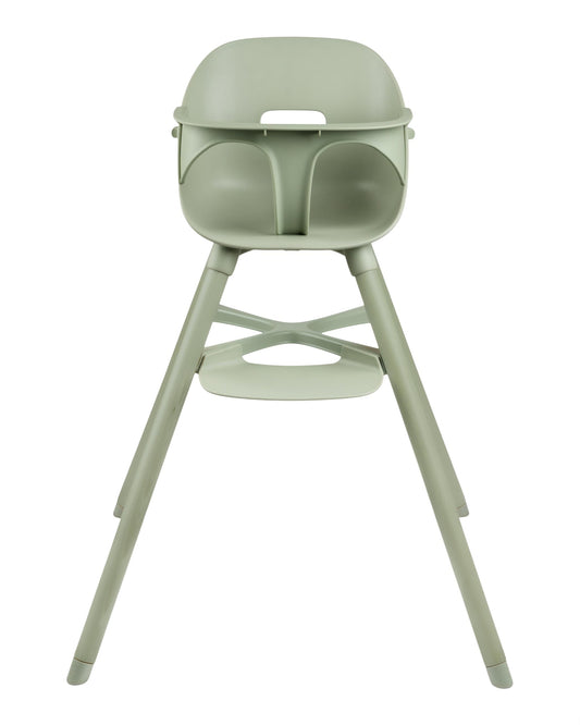 Ziza Hochstuhl für Babys ab 6 Monaten All Olive - Kippsicherer & ergonomischer Kinderstuhl für die ersten Lebensjahre, Einfach aufzubauen, leicht zu reinigen