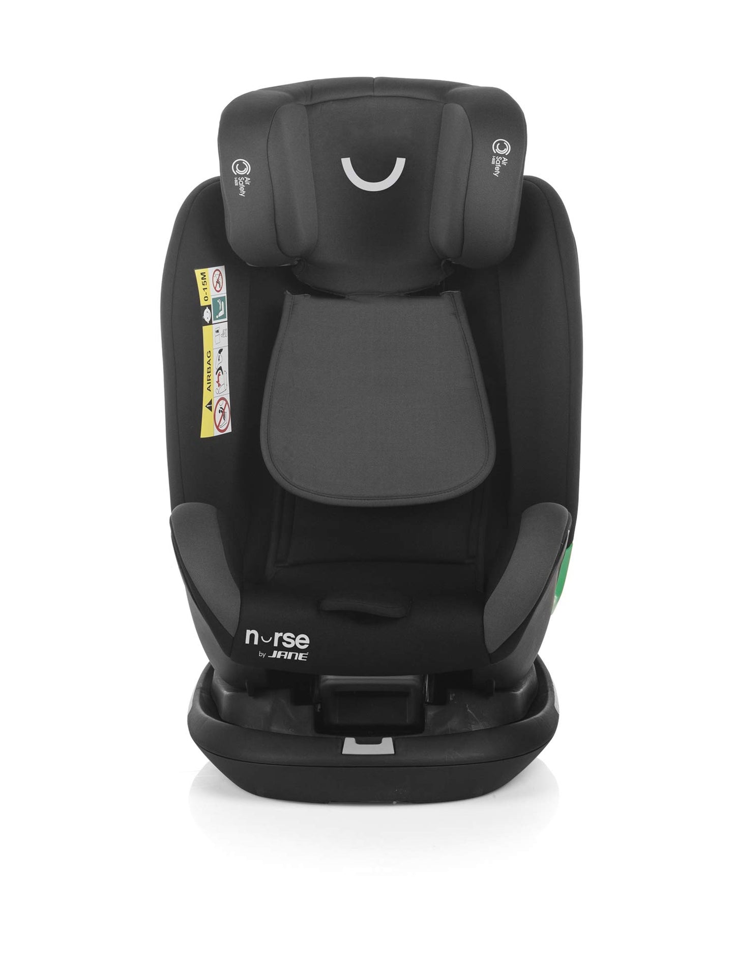 Nurse Cruiser, Autositz, 40 bis 150 cm, i-Size, Isofix und Top Tether, nach vorne oder hinten wendbar, 360º drehbar, mitwachsend, Carbon, 11,7 kg