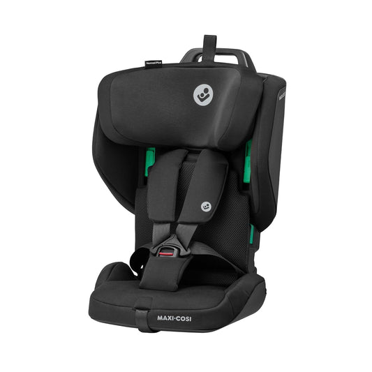 Maxi-Cosi Nomad Plus, Klappbarer Kindersitz, 0-15 Monate, 76 - 105 cm, tragbarer Reiseautositz, superkompakt & leicht, Seitenaufprallschutz, passt in jedes Auto, Reisetasche, Authentic Black
